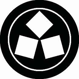 乐天商城 - 【送料無料】家紋シール 糸輪に隅合わせ三つ石 丸型 or 四角 KS-1741