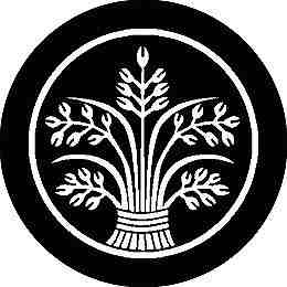 乐天商城 - 【送料無料】家紋シール 糸輪に束ね稲 丸型 or 四角 KS-1763