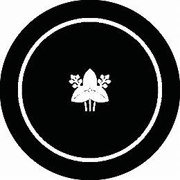 乐天商城 - 【送料無料】家紋シール 糸輪に豆立ち沢瀉 丸型 or 四角 KS-1771