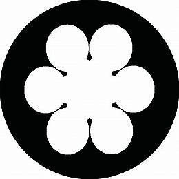 乐天商城 - 【送料無料】家紋シール 州浜崩し 丸型 or 四角 KS-1837