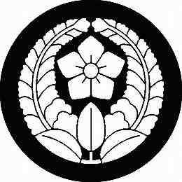 乐天商城 - 【送料無料】家紋シール 上がり藤に桔梗 丸型 or 四角 KS-1909