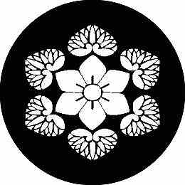 乐天商城 - 【送料無料】家紋シール 水戸六つ葵 丸型 or 四角 KS-1965