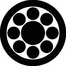 乐天商城 - 【送料無料】家紋シール 石持ち地抜き九曜 丸型 or 四角 KS-1999