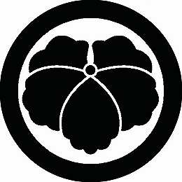 乐天商城 - 【送料無料】家紋シール 石持ち地抜き大割り蔦 丸型 or 四角 KS-2025