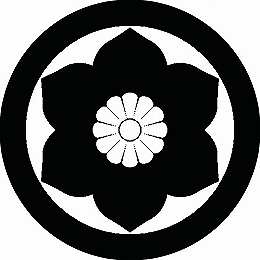 乐天商城 - 【送料無料】家紋シール 石持ち地抜き鉄線 丸型 or 四角 KS-2028