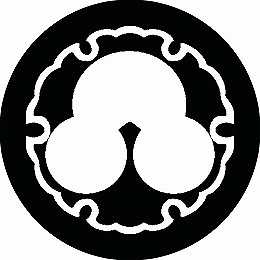 【送料無料】家紋シール 雪輪に州浜 丸型 or 四角 KS-2087