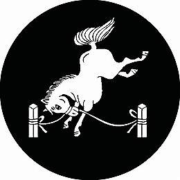 乐天商城 - 【送料無料】家紋シール 相馬繋ぎ馬 丸型 or 四角 KS-2125