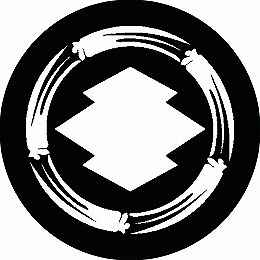 【送料無料】家紋シール 竹の丸に松川菱 丸型 or 四角 KS-2218