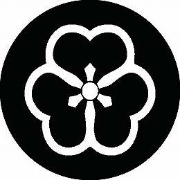 乐天商城 - 【送料無料】家紋シール 中陰片喰 丸型 or 四角 KS-2279