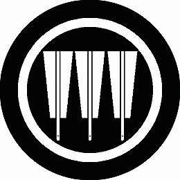 乐天商城 - 【送料無料】家紋シール 中輪に三本並び扇 丸型 or 四角 KS-2327