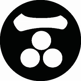 Rakuten - 【送料無料】家紋シール 長門三つ星 丸型 or 四角 KS-2371