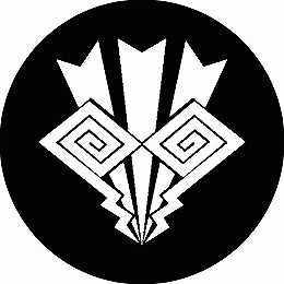 乐天商城 - 【送料無料】家紋シール 電光稲妻 丸型 or 四角 KS-2403