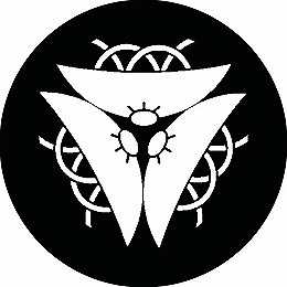 乐天商城 - 【送料無料】家紋シール 頭合わせ三つ笠 丸型 or 四角 KS-2440