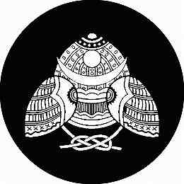 乐天商城 - 【送料無料】家紋シール 日月兜 丸型 or 四角 KS-2525