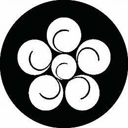 乐天商城 - 【送料無料】家紋シール 巴梅鉢 丸型 or 四角 KS-2552