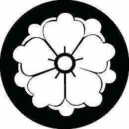 乐天商城 - 【送料無料】家紋シール 尖り花菱 丸型 or 四角 KS-2603