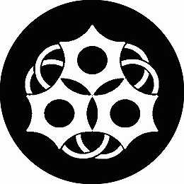 乐天商城 - 【送料無料】家紋シール 尖り花菱 丸型 or 四角 KS-2633