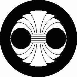 乐天商城 - 【送料無料】家紋シール 尖り花菱 丸型 or 四角 KS-2654