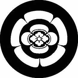 乐天商城 - 【送料無料】家紋シール 尖り花菱 丸型 or 四角 KS-2664