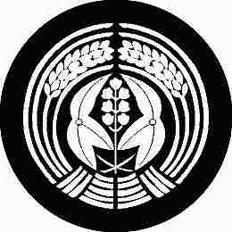 乐天商城 - 【送料無料】家紋シール 尖り花菱 丸型 or 四角 KS-2725