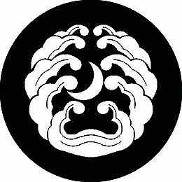 乐天商城 - 【送料無料】家紋シール 尖り花菱 丸型 or 四角 KS-2744