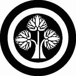 乐天商城 - 【送料無料】家紋シール 尖り花菱 丸型 or 四角 KS-2759