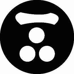 乐天商城 - 【送料無料】家紋シール 尖り花菱 丸型 or 四角 KS-2772