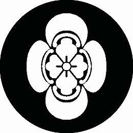 乐天商城 - 【送料無料】家紋シール 尖り花菱 丸型 or 四角 KS-2819