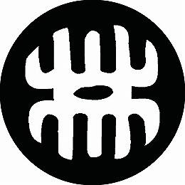 乐天商城 - 【送料無料】家紋シール 千木 丸型 or 四角 KS-2823