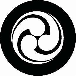 乐天商城 - 【送料無料】家紋シール 三頭右巴 丸型 or 四角 KS-3201