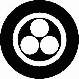 乐天商城 - 【送料無料】家紋シール 丸に三星 丸型 or 四角 KS-3205