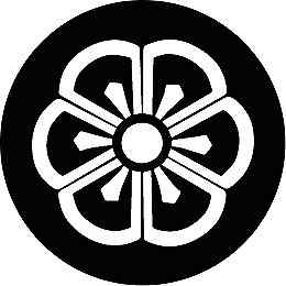 乐天商城 - 【送料無料】家紋シール 六つ唐花 丸型 or 四角 KS-3247