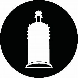 乐天商城 - 【送料無料】家紋シール 黒釣鐘 丸型 or 四角 KS-3259