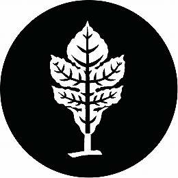 乐天商城 - 【送料無料】家紋シール 立ち梶の葉 丸型 or 四角 KS-3273