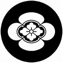 【送料無料】家紋シール 横木瓜 丸型 or 四角 KS-3314