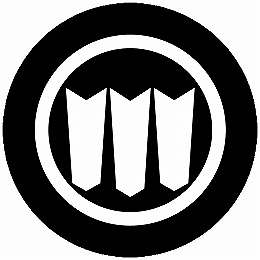 乐天商城 - 【送料無料】家紋シール 中輪に三つ並び矢筈 丸型 or 四角 KS-3440