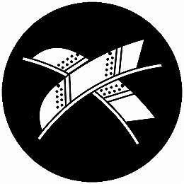 乐天商城 - 【送料無料】家紋シール 片桐違い矢 丸型 or 四角 KS-3466