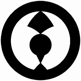 乐天商城 - 【送料無料】家紋シール 抱き矢筈 丸型 or 四角 KS-3468