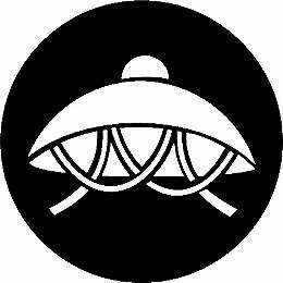 乐天商城 - 【送料無料】家紋シール 笠紋 NS4B-021 丸型 or 四角 KS-3520