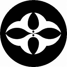 乐天商城 - 【送料無料】家紋シール 鍬形菱紋 NS4B-030 丸型 or 四角 KS-3529