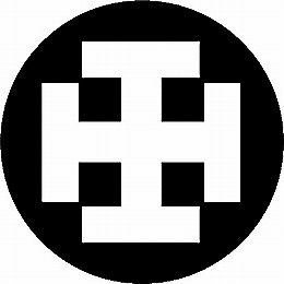 乐天商城 - 【送料無料】家紋シール カセギ紋 NS4C-001 丸型 or 四角 KS-3531