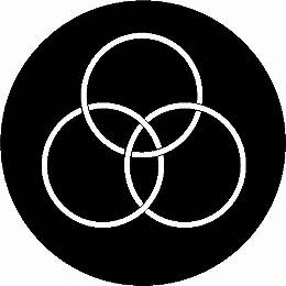 乐天商城 - 【送料無料】家紋シール 三つ金輪紋 NS4C-002 丸型 or 四角 KS-3532