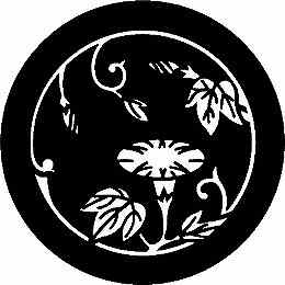 乐天商城 - 【送料無料】家紋シール 竹丸ニ朝顔紋 NS4H-050 丸型 or 四角 KS-3667