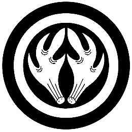 乐天商城 - 【送料無料】家紋シール 丸に四本抱き角 丸型 or 四角 KS-3792