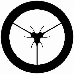 乐天商城 - 【送料無料】家紋シール 三つ入山 丸型 or 四角 KS-3844