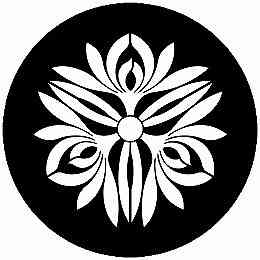 乐天商城 - 【送料無料】家紋シール 三つ集め蘭 丸型 or 四角 KS-4030