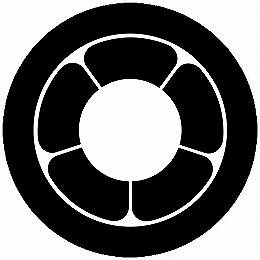 乐天商城 - 【送料無料】家紋シール 三井瓜 丸型 or 四角 KS-4036