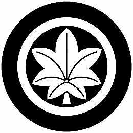 乐天商城 - 【送料無料】家紋シール 中輪に楓 丸型 or 四角 KS-4105