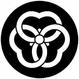 乐天商城 - 【送料無料】家紋シール 中陰の結び片喰 丸型 or 四角 KS-4113