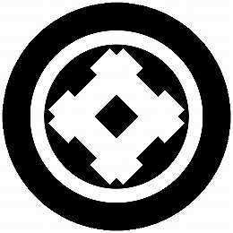 乐天商城 - 【送料無料】家紋シール 丸に角立て井筒 丸型 or 四角 KS-4456